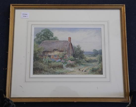 Henry Sylvester Stannard (1870-1951) Near Hanney, Berkshire 9.5 x 13.25in.
